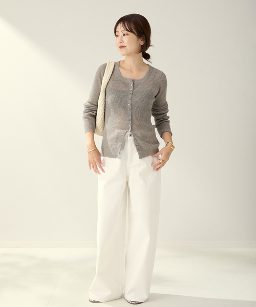 【R’IAM】FEMININE ニット　plage plage ニット セーター R'IAM ノースリーブプルオーバー