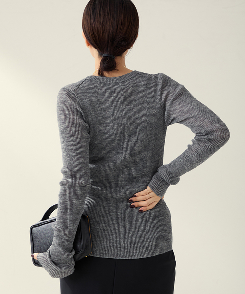 【R’IAM】FEMININE ニット　plage plage ニット セーター R'IAM ノースリーブプルオーバー