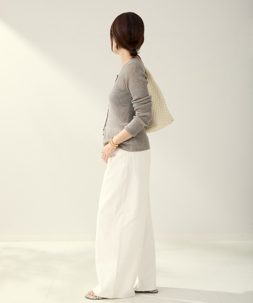 【R’IAM】FEMININE ニット　plage plage ニット セーター R'IAM ノースリーブプルオーバー