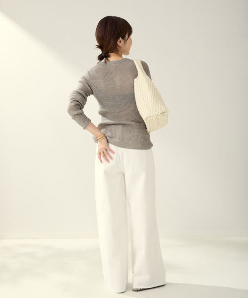 R'IAM RIB SEER プルオーバー（ニット/セーター）｜Plage