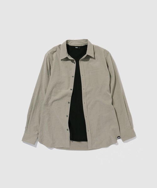 Mossimo(モッシモ)の「MOSSIMO TNピーチシャツ Tシャツアンサンブル(アンサンブル・メンズ・ベージュ/ブラック・M/S/XL/L)」の2枚目の写真