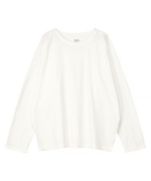 Plantation(プランテーション)の「アンディコットンⅠ / カットソー / (O)(Tシャツ/カットソー・レディース・ホワイト/ブラック/ライトグリーン/ライトブルー・X-LARGE/M size)」の1枚目の写真
