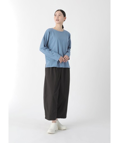 Plantation(プランテーション)の「アンディコットンⅠ / カットソー / (O)(Tシャツ/カットソー・レディース・ホワイト/ブラック/ライトグリーン/ライトブルー・X-LARGE/M size)」の7枚目の写真