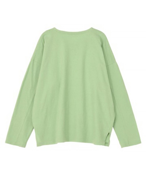 Plantation(プランテーション)の「アンディコットンⅠ / カットソー / (O)(Tシャツ/カットソー・レディース・ホワイト/ブラック/ライトグリーン/ライトブルー・X-LARGE/M size)」の6枚目の写真