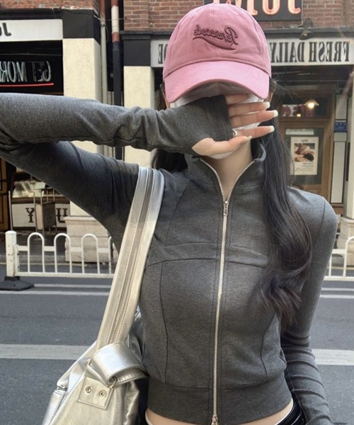 セール】タイト シルエット スタンド フルジップ ジャージ / Tight