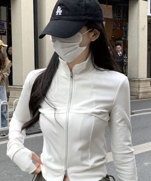 セール】タイト シルエット スタンド フルジップ ジャージ / Tight