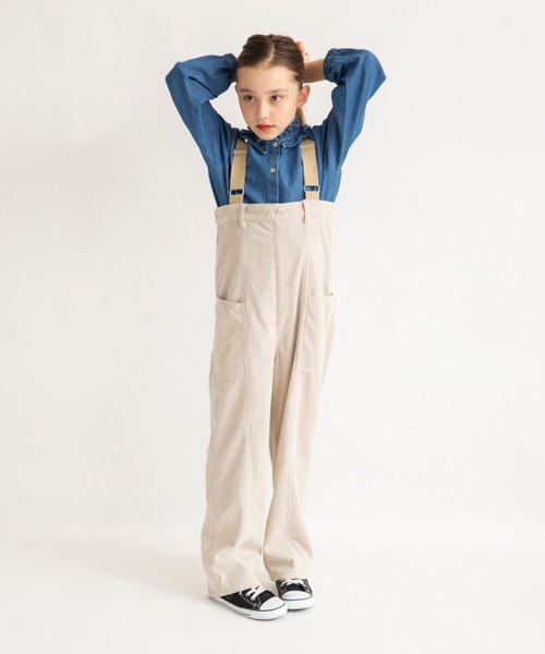 EDWIN(エドウィン)の「【Ou? by EDWIN】デニムブラウス(シャツ/ブラウス・キッズ・ブルー・90/100/110/130/150/120/140)」の12枚目の写真