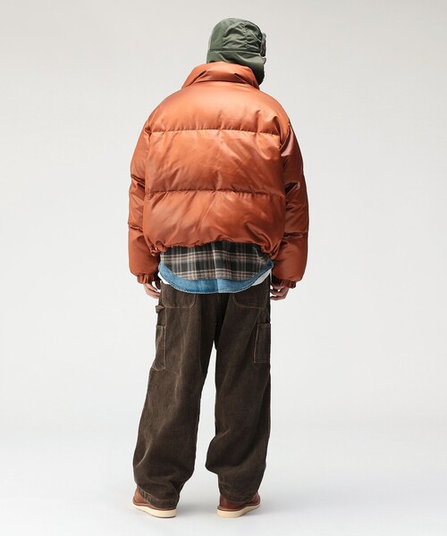 BEAMS（ビームス）の「レザーライク ダウン ブルゾン（ダウンジャケット/コート・メンズ・ブラック/ライトブラウン・XL/L/M/S）」の17枚目の写真