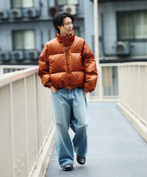 レザーライク ダウン ブルゾン（ダウンジャケット/コート）｜BEAMS