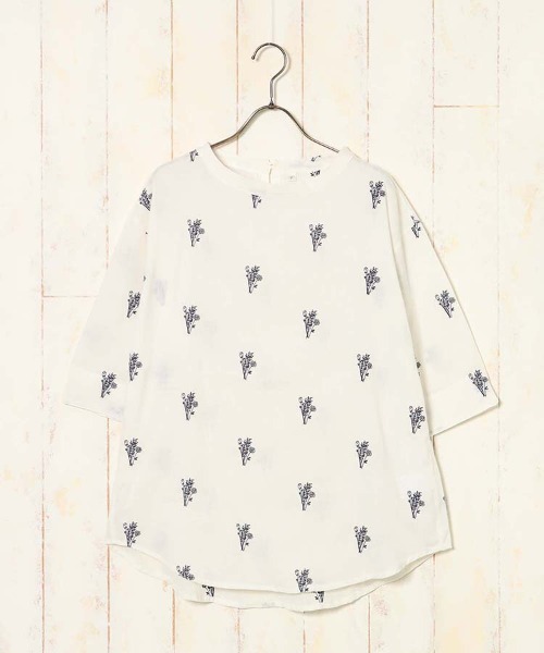 Bleu Bleuet(ブルーブルーエ)の「フラワー刺繍ブラウス(シャツ/ブラウス・レディース・ホワイト系その他2/チャコールグレー/ネイビー/ホワイト系その他・FREE)」の8枚目の写真