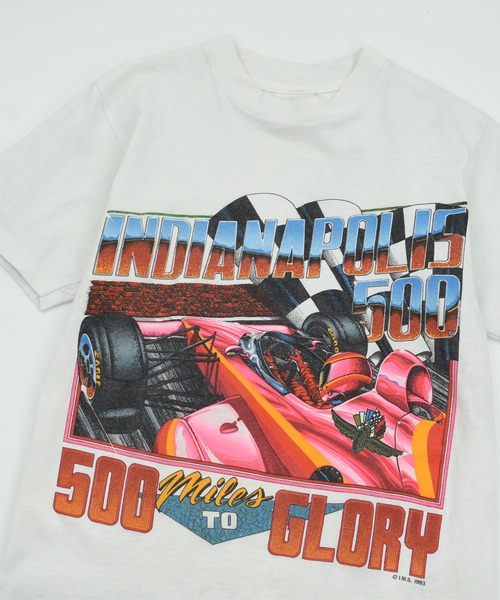 LABORATORY R(ラボラトリーアール)の「【USED】90’s INDY500 “Indiana polis 500” レーシング Tシャツ USA製(Tシャツ/カットソー・メンズ・ホワイト・MEDIUM)」の3枚目の写真