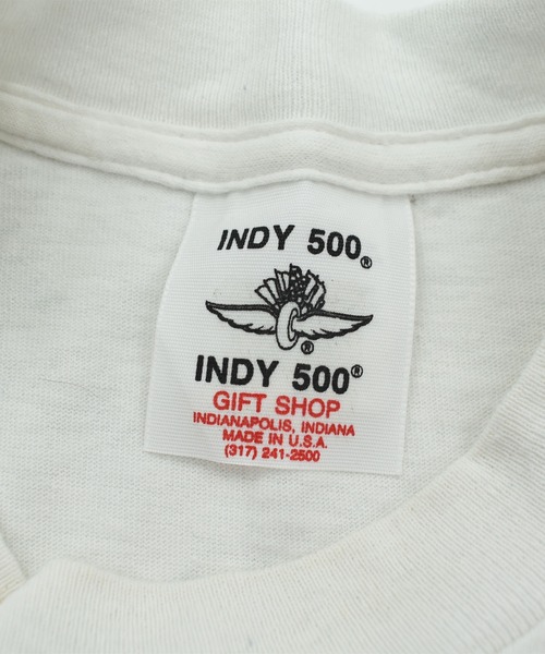 LABORATORY R(ラボラトリーアール)の「【USED】90’s INDY500 “Indiana polis 500” レーシング Tシャツ USA製(Tシャツ/カットソー・メンズ・ホワイト・MEDIUM)」の15枚目の写真