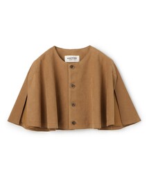 フェイクスエード ショートケープ