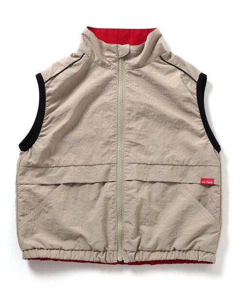 BREEZE（ブリーズ）の「【2WAY/ジュニア対応】リバーシブルジップアップベスト(セットアップ可)（ベスト・キッズ・ベージュ/ブラック・140/120/100/160）」の17枚目の写真