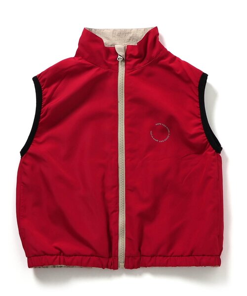 BREEZE（ブリーズ）の「【2WAY/ジュニア対応】リバーシブルジップアップベスト(セットアップ可)（ベスト・キッズ・ベージュ/ブラック・140/120/100/160）」の12枚目の写真