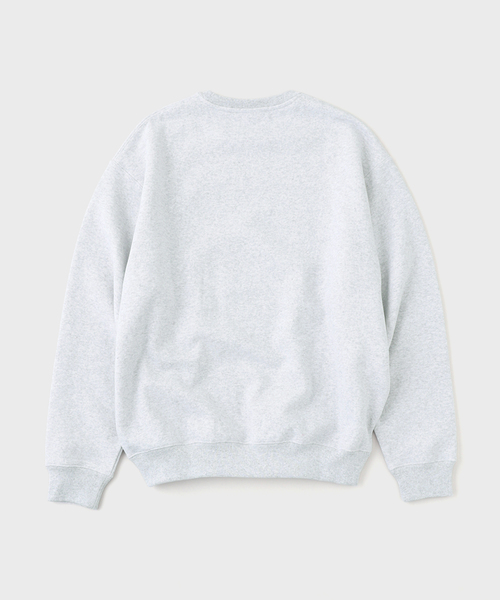 WISM（ウィズム）の「BASEMENT GEAR / ベースメントギア 15oz Garment Dye CrewSweat（スウェット・メンズ・ブラウン/ネイビー/ブラック/ライトグレー・MEDIUM/LARGE/X-LARGE）」の22枚目の写真
