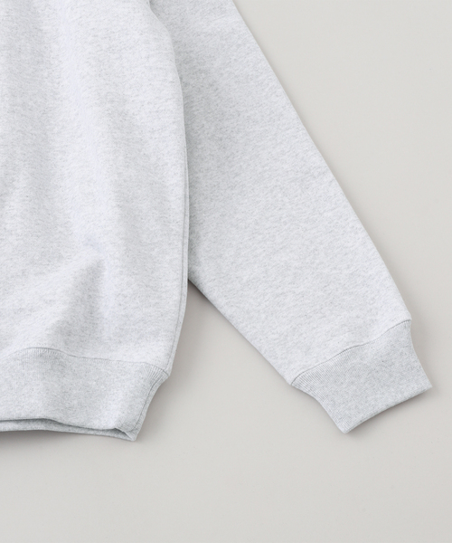 WISM（ウィズム）の「BASEMENT GEAR / ベースメントギア 15oz Garment Dye CrewSweat（スウェット・メンズ・ブラウン/ネイビー/ブラック/ライトグレー・MEDIUM/LARGE/X-LARGE）」の11枚目の写真