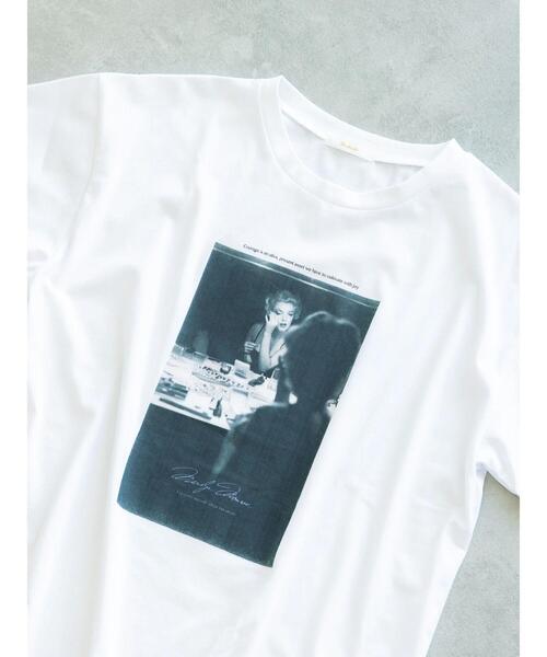 マリンモンローミラー セール】マリリンモンローミラーフォトTシャツ（Tシャツ