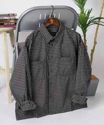 make a ray! | 【82】 ショート丈 先染めミニチェックシャツ/短丈/コンパクトシャツ(シャツ/ブラウス)