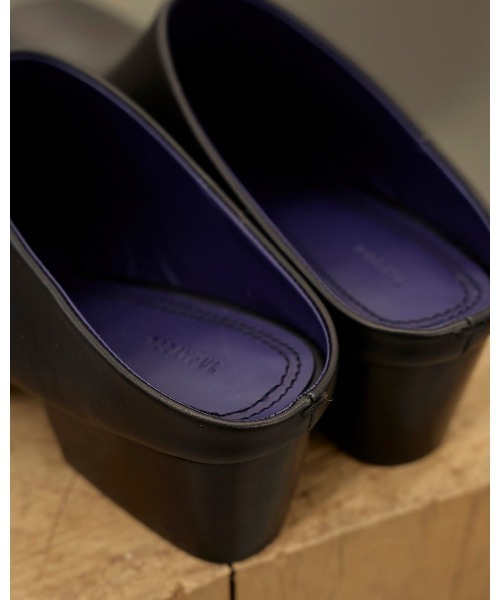 TODAYFUL（トゥデイフル）の「TODAYFUL Squaretoe Leather Sabot