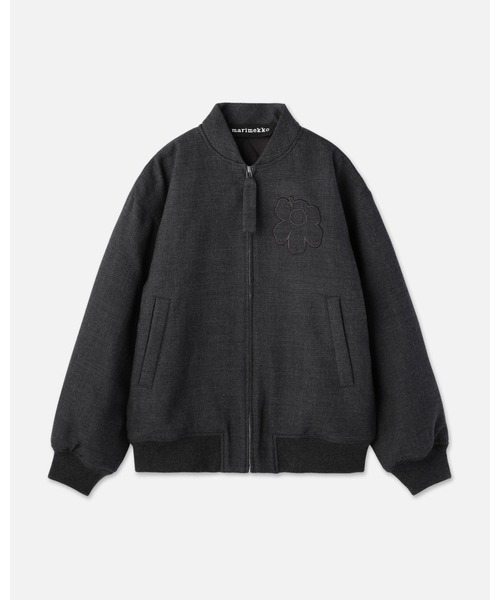 マリメッコ　ブルゾン　ジャケット　アウター marimekko（マリメッコ）の「Unikko / padded short coat（ブルゾン