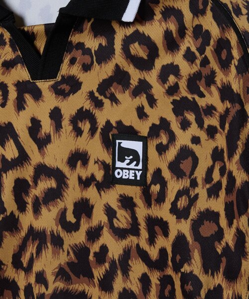 OBEY（オベイ）の「OBEY POLO COLLAR SPORTS SHIRT（ポロシャツ・メンズ・ブロンズ・MEDIUM）」の3枚目の写真