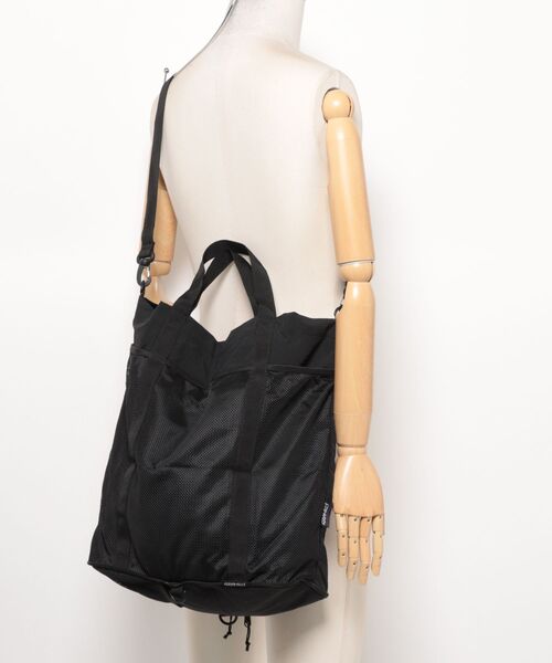 Gramicci(グラミチ)の「●GRAMICCI●NYLON PACKABLE TOTE(トートバッグ・メンズ・グレー/ブラック・FREE)」の20枚目の写真