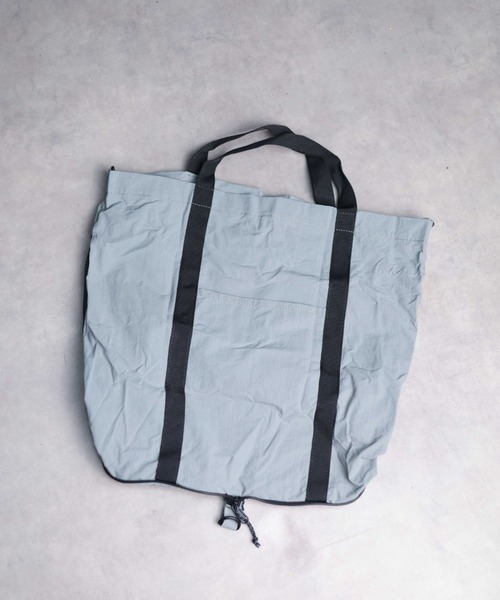 Gramicci(グラミチ)の「●GRAMICCI●NYLON PACKABLE TOTE(トートバッグ・メンズ・グレー/ブラック・FREE)」の1枚目の写真