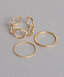 Zoule（ゾーラ）の「Zoule ゾーラ：connected　circle　３連　リング（リング）」