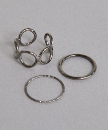 Zoule（ゾーラ）の「Zoule ゾーラ：connected　circle　３連　リング（リング）」