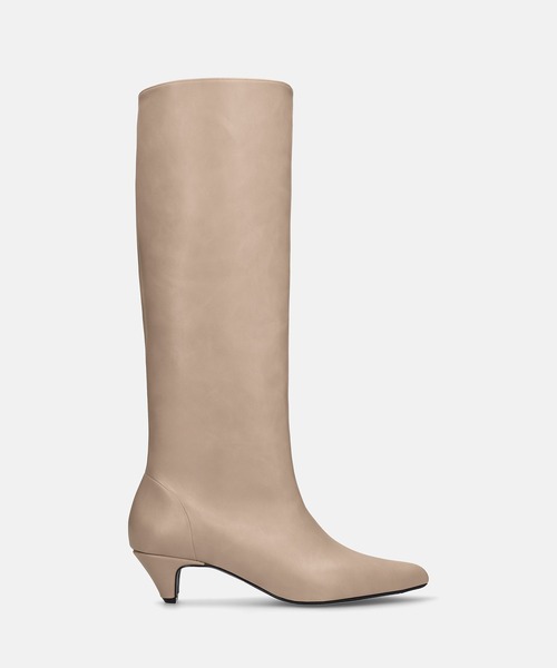 MAMIAN（マミアン）の「エレガントルーズブーツ(4.5cmヒール)（ブーツ・レディース・ブラック/グレイッシュベージュ・L/LL/M/S）」の8枚目の写真