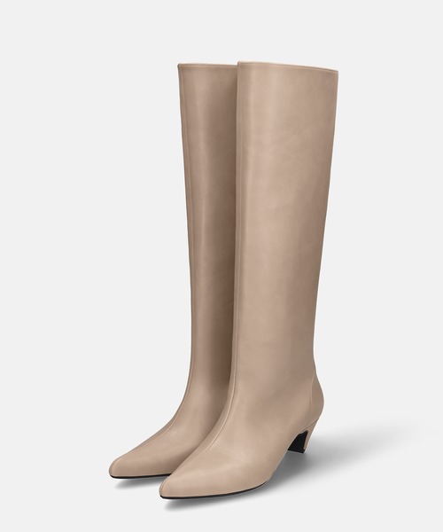 MAMIAN（マミアン）の「エレガントルーズブーツ(4.5cmヒール)（ブーツ・レディース・ブラック/グレイッシュベージュ・L/LL/M/S）」の9枚目の写真