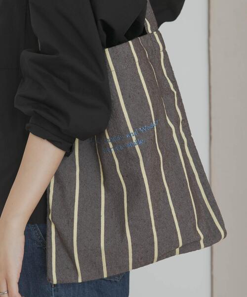 beej（ビージ）の「『別注』beej×DOORS　ロゴエコバッグ（トートバッグ・レディース・ベージュ/ブラウン・ONE）」の3枚目の写真