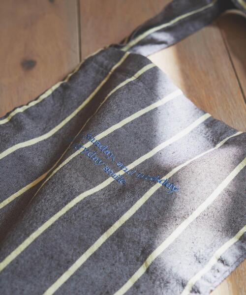 beej（ビージ）の「『別注』beej×DOORS　ロゴエコバッグ（トートバッグ・レディース・ベージュ/ブラウン・ONE）」の5枚目の写真