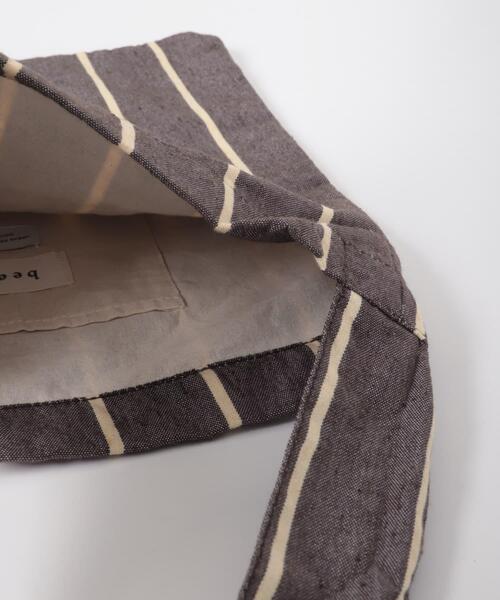 beej（ビージ）の「『別注』beej×DOORS　ロゴエコバッグ（トートバッグ・レディース・ベージュ/ブラウン・ONE）」の7枚目の写真