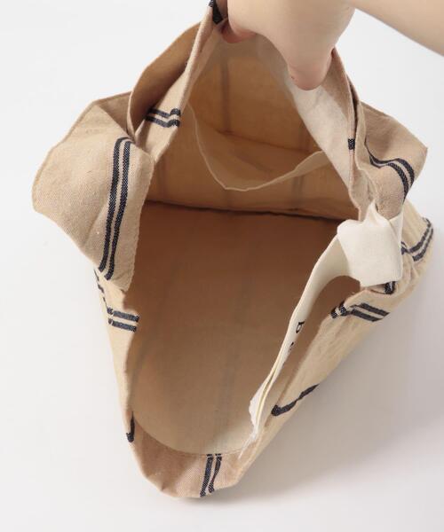 beej（ビージ）の「『別注』beej×DOORS　ロゴエコバッグ（トートバッグ・レディース・ベージュ/ブラウン・ONE）」の14枚目の写真