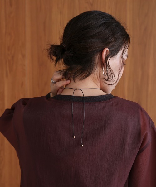 Bou Jeloud（ブージュルード）の「ビックメタルトップネックレス（ネックレス・レディース・シルバー/ゴールド・ONESIZE）」の13枚目の写真