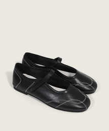 hiamu（ヒアム）の「[お気に入り登録数10,000突破！] 【着用動画あり・9色展開】スエードメリージェーンフラットシューズ/hiamu 1st collection（バレエシューズ）」