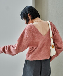 2WAY シャギーニットプルオーバー 限定展開