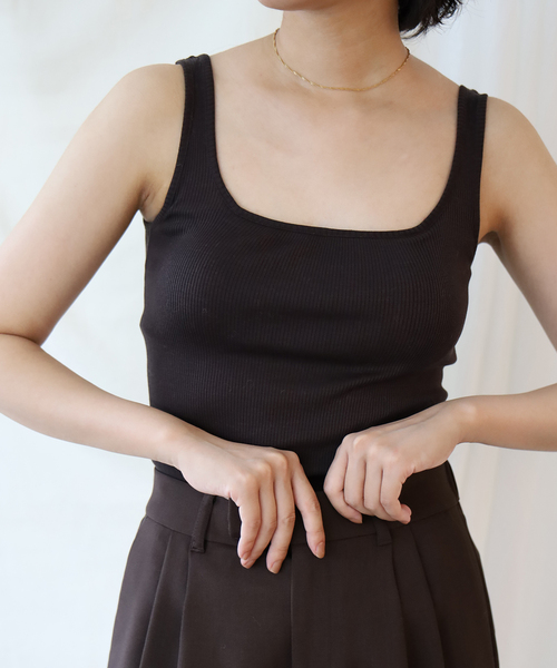 セール】シルクテレコリブブラタンクトップ（その他アンダーウェア