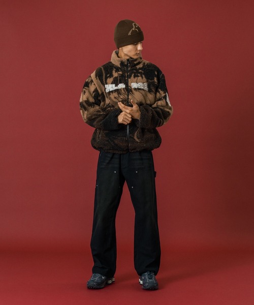 XLARGE(エクストララージ)の「REVERSIBLE NYLON JACKET(ナイロンジャケット・メンズ・ブラック/ブラウン/グレー・S/M/L/XL)」の11枚目の写真