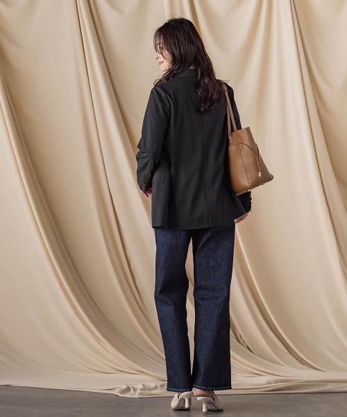 LAUTREAMONT（ロートレアモン）の「ダブルブレストジャケット ≪手洗い可能≫（テーラードジャケット・レディース・ブラウン/ブラウン系その他・9号/11号）」の10枚目の写真