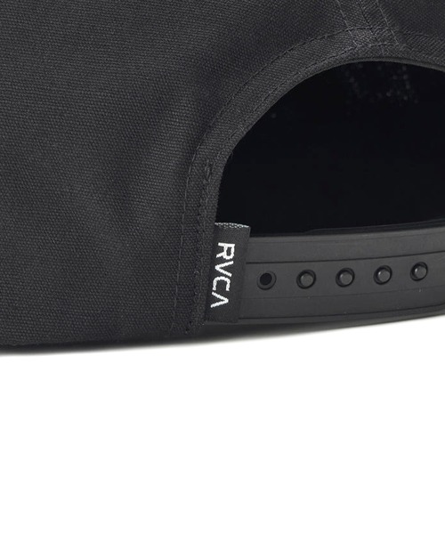RVCA（ルーカ）の「RVCA VA X ALI TRUCKER（キャップ・メンズ・ブラック・FREE）」の3枚目の写真
