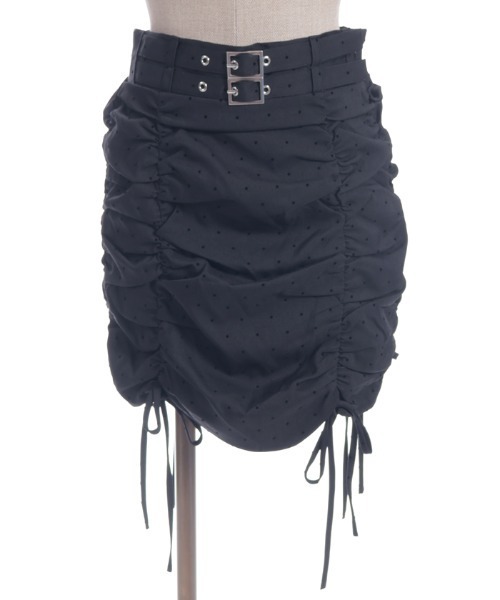 FickleBebe（フィクルベベ）の「ダブルベルトギャザースカート（スカート・レディース・ブラック/グレー・0/1）」の21枚目の写真