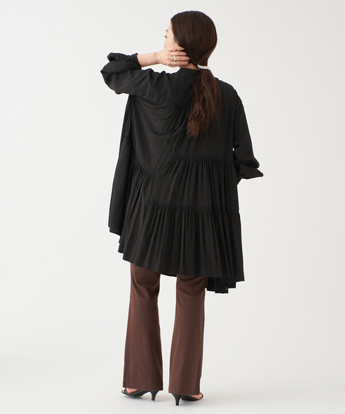 B.C STOCK(ベーセーストック)の「【WEB+一部店舗限定】ウェーブメタルバレッタ(ネックレス・レディース・シルバー/ゴールド・FREE)」の5枚目の写真