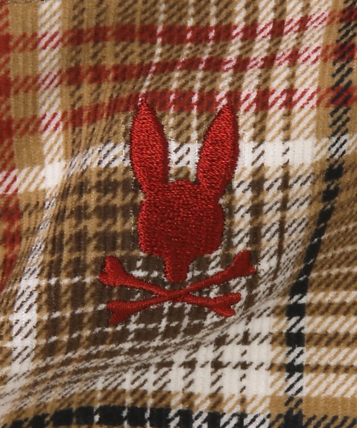 Psycho Bunny(サイコバニー)の「コーデュロイチェック ボタンダウンシャツ(シャツ/ブラウス・メンズ・グリーン/ベージュ・MEDIUM/X-LARGE/LARGE)」の10枚目の写真
