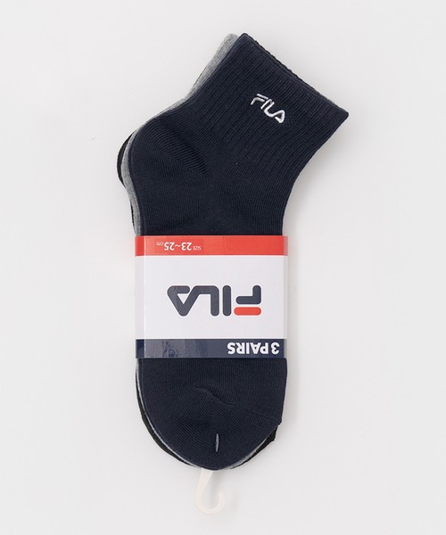 FILA(フィラ)の「FILA フィラ ソックス ベーシックブランド ロゴ 刺繍 靴下 3足セット 23~25cm(ソックス/靴下・レディース・ブラック/ホワイト/マルチ・23-25cm)」の20枚目の写真