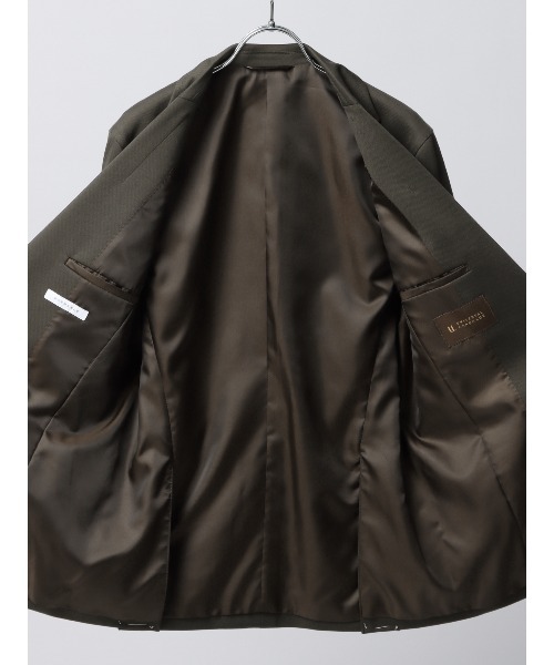 SUIT SQUARE(スーツスクエア)の「ジャケット ウォッシャブル ストレッチ ポンチツイル 無地(テーラードジャケット・メンズ・カーキ系/ネイビー系/グレー系・LL/L/M/S)」の11枚目の写真
