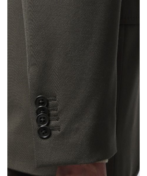 SUIT SQUARE(スーツスクエア)の「ジャケット ウォッシャブル ストレッチ ポンチツイル 無地(テーラードジャケット・メンズ・カーキ系/ネイビー系/グレー系・LL/L/M/S)」の13枚目の写真