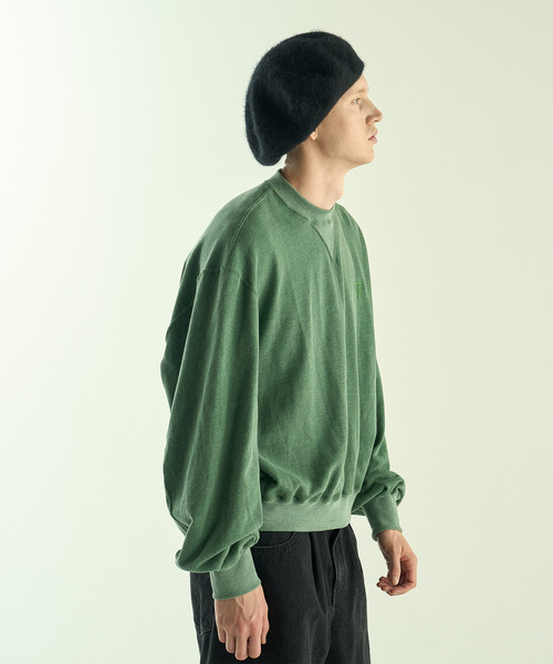 VICTIM（ヴィクティム）の「VICTIM ヴィクティム / VINTAGE EFFECT SWEAT ヴィンテージエフェクトスウェット トレーナー / VTM-25-CS-106（スウェット・メンズ・ブラック/ネイビー/グリーン・1/2/3）」の11枚目の写真